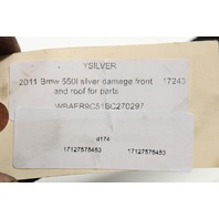 2011 2012 2013 BMW 550i 4.4 Radiator Coolant Hose Upper - 17127575453 OEM