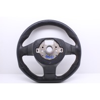 2009 Volkswagen Golf GTI Base 3 Spoke Leather Flat Bottom Steering Wheel