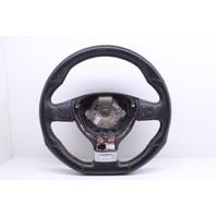 2009 Volkswagen Golf GTI Base 3 Spoke Leather Flat Bottom Steering Wheel