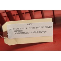 2015 Fiat 500 1.4 Abarth Convertible Red Engine Motor Cover