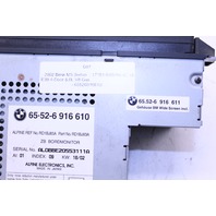 2002 2003 BMW Navigation Navi Wide Screen Monitor Display Radio 65526916610 OEM