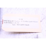 2000 2001 2002 2003 BMW M5 E39 Right Sun Visor OEM