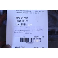2003 2004 2005 Volkswagen Beetle 2.0 6 Speed Automatic Transmission