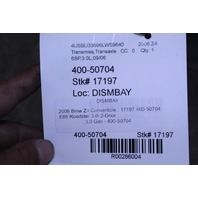 2006-2007 BMW Z4 3.0 6 Speed Manual Transmission OEM