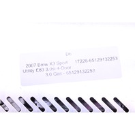 2007 BMW X3 AM FM CD Radio Tuner 65129132253 OEM