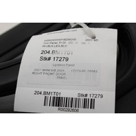 2000 2001 2002 2003 BMW M5 E39 Right Front Door Panel