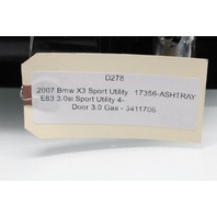 2007-2010 BMW X3 E83 Center Console Ash Tray 51453436586 OEM