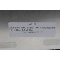 2009 BMW 750i 750Li DVD CD Changer Player OEM