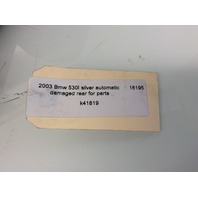 2001 2002 2003 BMW 530i Alternator Cooling Air Duct 1742538 OEM