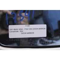 1985-1991 BMW 318i 325i 325e E30 Door Mirror Right Side View OEM