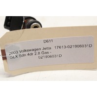 2003 Volkswagen Jetta GLX MK4 Sedan 2.8 Gas Fuel Injector 021906031D