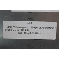 2003 Volkswagen Beetle Engine Computer Module ECU ECM DME 06A906032MH