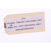 1994 BMW 525i Wagon 2.5L Right Turn Signal Corner Light OEM