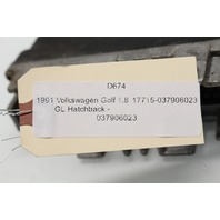 1991 Volkswagen Golf 1.8 GL Hatchback Engine Computer Module ECU ECM DME 037906023 OEM