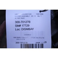 1987 1988 BMW 528E 2.7L Engine Motor
