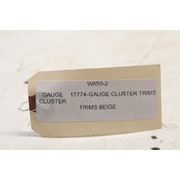 2010-2014 Porsche Panamera Speedo Speedometer Instrument Cluster Trim Pair OEM