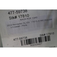 2014 Mercedes Benz GL350 3.0 Diesel 166 Type Crossmember K Frame A1663302200 OEM