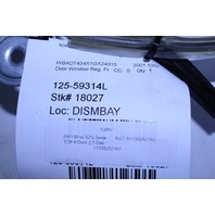 2001 2002 2003 BMW 525i 530i Front Window Regulator Left Driver 8252393 OEM