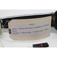 2013 Mini Cooper S Right Chrome Door Handle