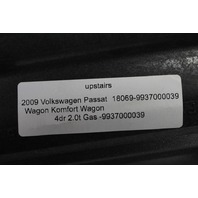 2009 Volkswagen Passat Wagon Komfort 4dr 2.0t Gas Luggage Cargo Cover 9937000039 OEM