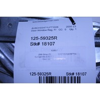 1996-2002 BMW Z3 Passenger Window Regulator 51338397706 OEM