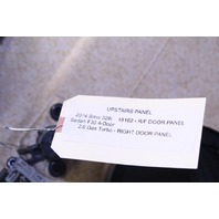 2014 Bmw 328i Sedan 4-Door 2.0 Gas Turbo Right Front Door Panel