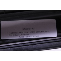 2013 BMW M6 Coupe F13 2-Door 4.4 Driver Left Door Sill Trim Plate 514705181503 OEM