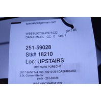 BMW 320i 328i 330i 428I 430i 435i M3 Black Dashboard w/HUD 51459247997 OEM