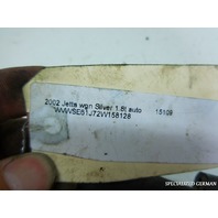 2002 2003 2004 2005 Volkswagen Jetta 1.8t automatic radiator hose 1J0122109CA OEM