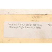 2008 BMW 550i Grey Parking Sensor 2687506 OEM