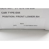 BMW 645i 650i 745i 760i Right Front Lower Rear Control Arm Aftermarket - 31126755836 OEM