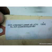 2002 2003 2004 Volkswagen Passat W8 secondary air injection pump bracket OEM