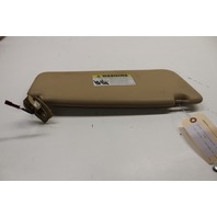 BMW 525i 528i 530i 535i 545i 550i M5 LeftSun Visor Vinyl Tan 51167122863 OEM