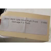 2012 2013 2014 2015 2016 BMW 328i Sedan Left Rear Interior Door Handle Trim Grey OEM