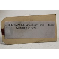 20104 BMW 328i F30 Rear Interior Door Handle Trim Right - 51418064250 OEM