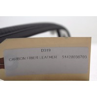 2008-2011 BMW M3 Sedan Rear Left Door Strip Trim Carbon Leather OEM
