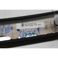 2008 2009 2010 2011 BMW M3 Sedan Rear Right Door Strip Trim Carbon Leather OEM