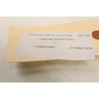 2013 BMW 335i Dashboard Trim Molding Right Air Vent 9231458 OEM