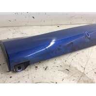 2013 Volkswagen Golf R Right Rocker Moulding Side Skirt Blue Torn Tab Pry Marks OEM