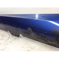 2013 Volkswagen Golf R Right Rocker Moulding Side Skirt Blue Torn Tab Pry Marks OEM