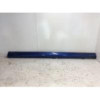 2013 Volkswagen Golf R Right Rocker Moulding Side Skirt Blue Torn Tab Pry Marks OEM