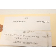 2004-2010 BMW 525i 530i 535i 545i 550i M5 Front Fuse Box - 61146932452 OEM