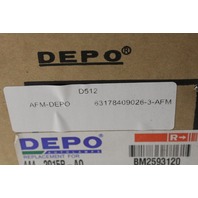 2000 2001 2002 BMW X5 Right Fog Light Aftermarket DEPO 63178409026 OEM