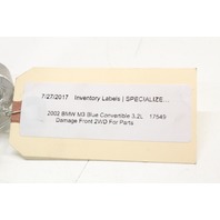 2001 2002 2003 2004 2005 2006 BMW M3 Condenser Dryer Pressure Hose - 64536904013 OEM