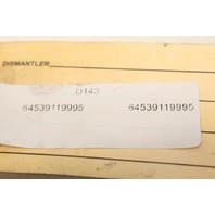 2009-2013 BMW 550i 650i 750i N63 AC A/C Hose OEM