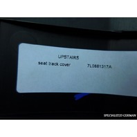 2003 2004 2005 2006 Porsche Cayenne Left Front Seat Trim Cover Black - 7L0881317A OEM