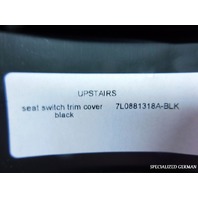 2003 2004 2005 2006 Porsche Cayenne Right Front Seat Trim Cover Black - 7L0881318A OEM