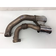 2008 2009 2010 Porsche Cayenne GTS Dual Exhaust Pipe and Tips 7L5253682K OEM