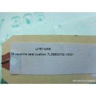 2003 2004 2005 2006 Porsche Cayenne left rear lower seat cushion has cuts OEM