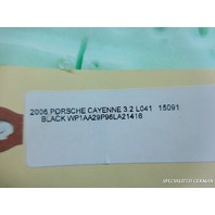 2003 2004 2005 2006 Porsche Cayenne left rear lower seat cushion has cuts OEM